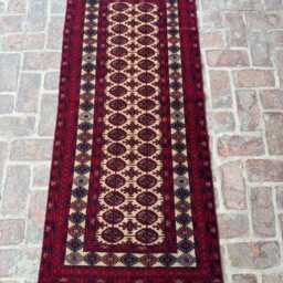 2x6 Handmade Afghan Wool Corridor Runner - Authentic Tribal Flatweave Rug Elegant Oriental Hallway Carpet For Home Or Office Gift - thumbnail 3