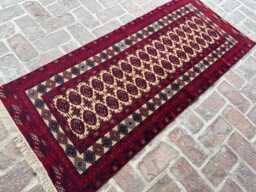 2x6 Handmade Afghan Wool Corridor Runner - Authentic Tribal Flatweave Rug Elegant Oriental Hallway Carpet For Home Or Office Gift - thumbnail 1
