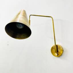 Brass Articulated Wall Sconce Mid-Century Modern Style - thumbnail 3