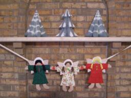 Christmas Angel Garland - Home Decor Decoration Girl Angel Doll Decoration-Banner - thumbnail 1