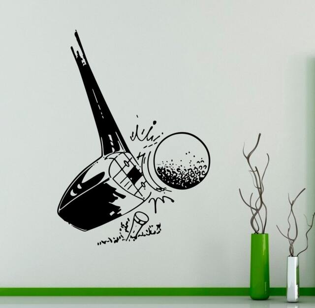 Golf Club Wall Vinyl Decal Emblem Sticker Sport Home Interior Bedroom Decor Art Murals 24(Glf - image 1