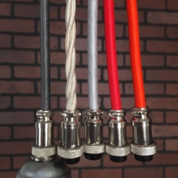 "Industrial Pendant Light -Raw Unfinished Steel 6.5"" ""Dome"" With Patented ""Huila Connector" - thumbnail 4