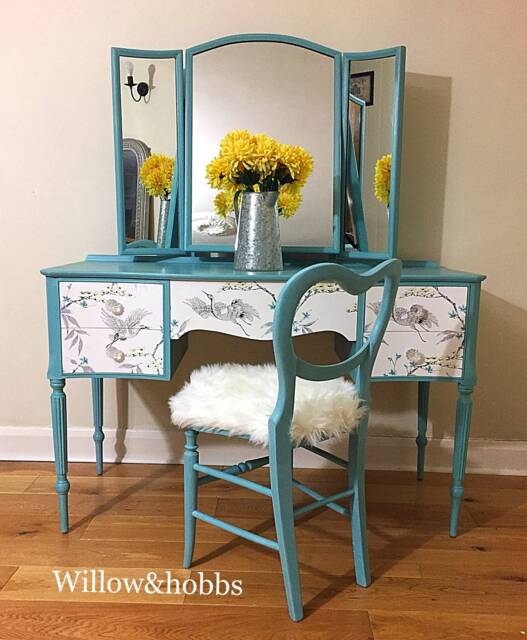 Dressing Table Set, Vanity Table, Dresser With Mirror, Chair - Created To Order - image 1