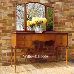 Dressing Table Set, Vanity Table, Dresser With Mirror, Chair - Created To Order - thumbnail 4