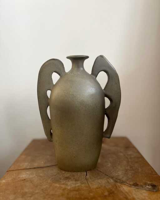 Winged Sculptural Vase - image 1
