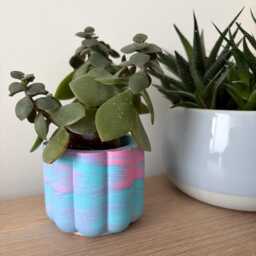 Jesmonite Handmade Plant Pot, Storage Pot - thumbnail 2