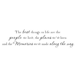 Inspirational Vinyl Wall Word Decal - The Best Things in Life Are The People You Love -Vinyl Lettering Bedroom Decor 077 - thumbnail 3