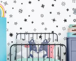 Sparkle & Star Wall Decals - Nursery Decals, Kids Room Decor, Stickers
