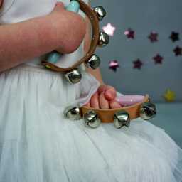Personalised Pink Polka Dot Cluster Bell - Baby & Toddler Toys Musical Instrument Music Toy Rattle Children's - thumbnail 2