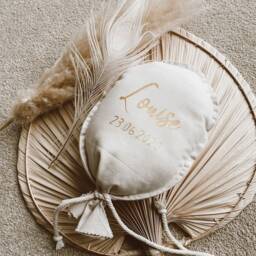 Personalized Fabric Balloon With Name - Nursery Decor Baby Shower Gift Christening Wall - thumbnail 2