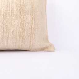 Kilim Lumbar Pillow Cover - 12x24 Turkish Woven Cushion - thumbnail 2
