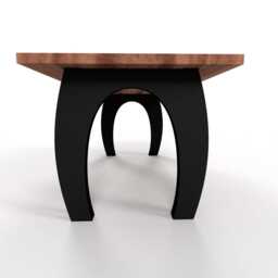 Industrial Chic Steel Table Legs Loft Style Dining Base, N24 - thumbnail 3