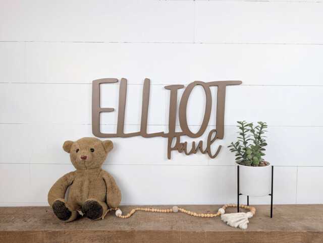 Custom Wood Name Sign Nursery, Kids Room Decor - image 1