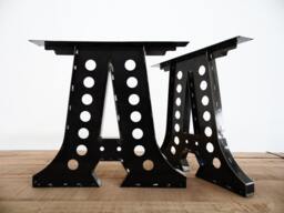 Industrial A-Shaped Steel Table Legs - 28
