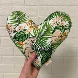 Green Leaves Mastectomy Gift Set Heart + Seatbelt Pillow Surgery Recovery Breast Top Lumpectomy Post-Op Chemo Port - thumbnail 4