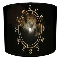 Wicca Pagan Drum Lampshades For Ceiling Light Shades Pendants Or Bedside, Table Lamp Shades, Gothic - thumbnail 4