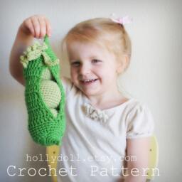 Crochet Pattern PDF - Peas in A Pod Baby Toy - An Original Wildcroft - thumbnail 3