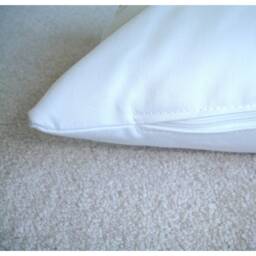 "10x16 Tempur Travel Pillow Cover With Zip Small 40x26cm White Bolster Oblong Cushion Case Sham Pillowcase 16""x10" - thumbnail 4