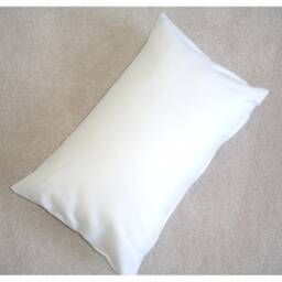 "10x16 Tempur Travel Pillow Cover With Zip Small 40x26cm White Bolster Oblong Cushion Case Sham Pillowcase 16""x10" - thumbnail 3