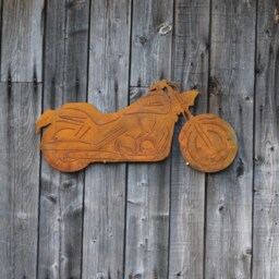 Rusty Metal Honda Vtx1300 Motorcycle Wall Art, Father's Day Gift - thumbnail 1