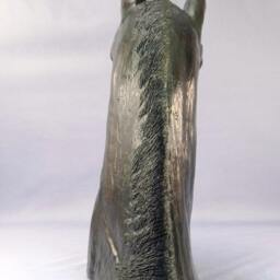 Original Bronze Horse Equine Bust Sculpture Head Figure Hot Cast Bronze Metal Casting Lost Wax Method - thumbnail 3