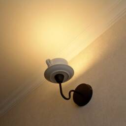 Teacup Wall Sconce, Kitchen Lighting, Alice in Wonderland Decor - thumbnail 2