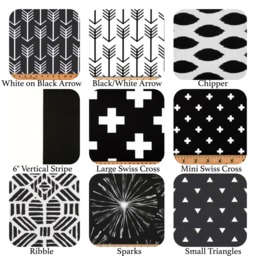 Black Fabric Valance, Custom Kitchen & Nursery Curtains - thumbnail 3