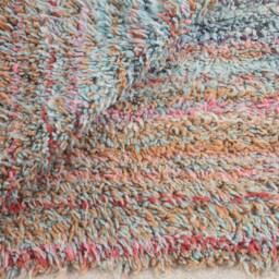 Custom Fabulous Azilal Rug, Authentic Moroccan Rug, Abstract Multicolored Carpet, Handmade Bohemian Rug - thumbnail 4