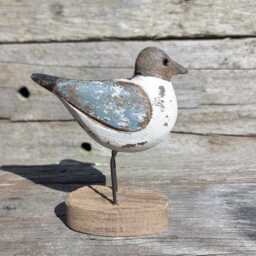 Sanderling On Wooden Plinth Ornament - thumbnail 3