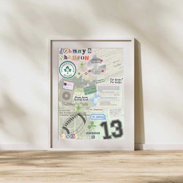 Boys Of Tommen Collage Art Print Bookish Decor - image 1