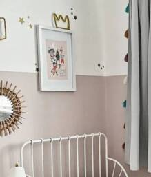 Knitted Crown Wool Wire Words Personalised Hanging Wall Kids Bedroom Scandi Princess Nursery Decor Signs Flatlay Prop - thumbnail 2