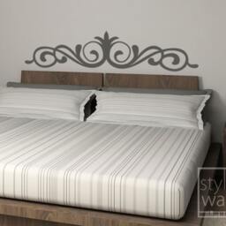 Pinstriping Bed Headboard Vinyl Wall Decal, For Bedroom Decor, Decor Decals Stickers, Head Decal - thumbnail 2