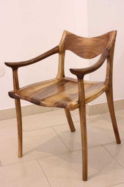 Low-Back Chair Inspired By Sam Maloof - image 1