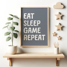 Boys Bedroom Decor - Set Of 3 Gamer Wall Art - Teen Room Gaming Poster Prints Video Game Print Kids Artwork Gift For Boy Gifts - thumbnail 3