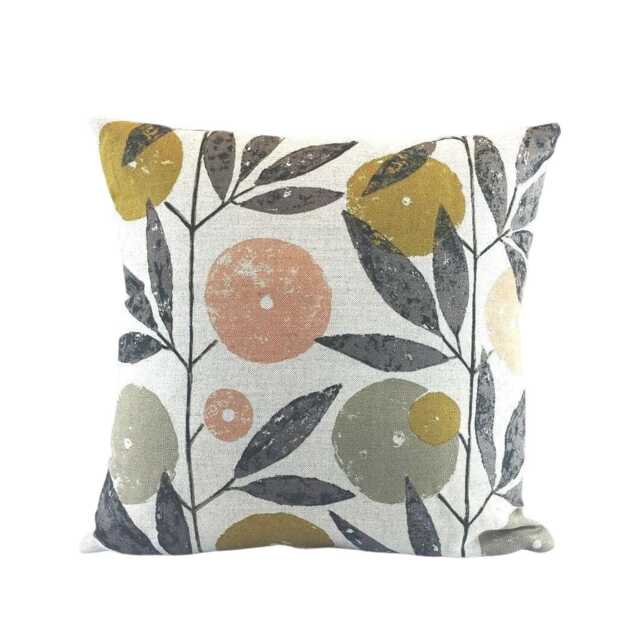 Scion - Blomma 4 Colourways Available Kiwi/Heather Toffee Tangerine Retro Floral Cushion Cover Handmade Throw Pillow Designer - image 1