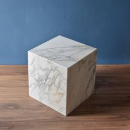 Zoccolo in Marmo Calacatta Gold Levigato - Tavolo Minimalista - thumbnail 3