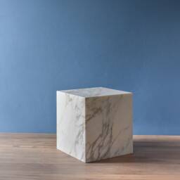 Zoccolo in Marmo Calacatta Gold Levigato - Tavolo Minimalista - thumbnail 2