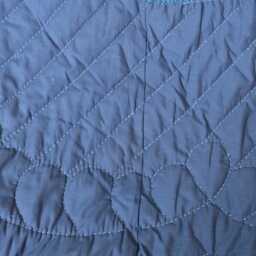 Mariner's Compass Star Quilt, Mariner Patchwork Amish Handmade Quilt, Blue King/ Queen Quilt Bedspread, Navy Bed Covers, Bedroom Decor - thumbnail 4