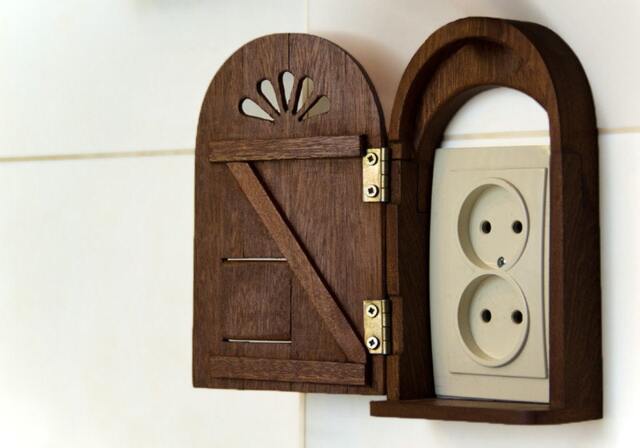 Mysterious Doors From Pet Door Made Of Sapele - image 1