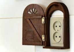 Mysterious Doors From Pet Door Made Of Sapele