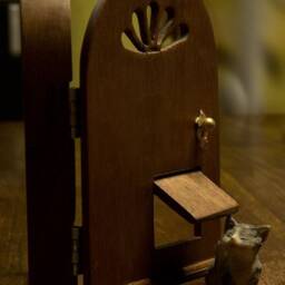 Mysterious Doors From Pet Door Made Of Sapele - thumbnail 3