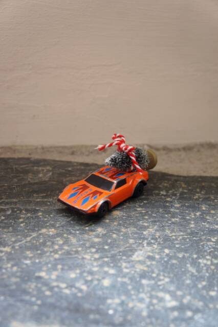 Altered, Vintage, 1985, Matchbox, Super Gt Br 39/40, Racer, Toy, Collectible, Racing, Car, With Christmas Tree, Gift, Stocking Filler, Men - image 1