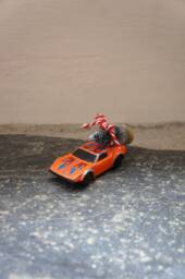 Altered, Vintage, 1985, Matchbox, Super Gt Br 39/40, Racer, Toy, Collectible, Racing, Car, With Christmas Tree, Gift, Stocking Filler, Men