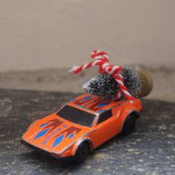 Altered, Vintage, 1985, Matchbox, Super Gt Br 39/40, Racer, Toy, Collectible, Racing, Car, With Christmas Tree, Gift, Stocking Filler, Men - thumbnail 2