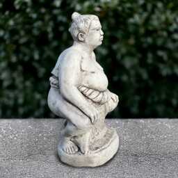 Concrete Wrestler Statue Massive Fighter Sculpture Strongman Garden Decoration Cement Athlete Ornament Sports Yard Figurine Lover Gift - thumbnail 3