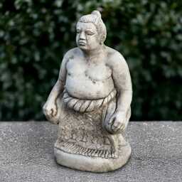 Concrete Wrestler Statue Massive Fighter Sculpture Strongman Garden Decoration Cement Athlete Ornament Sports Yard Figurine Lover Gift - thumbnail 2
