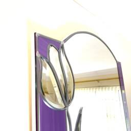 Art Deco Mirror - Bevelled Tulip Mirror - thumbnail 3