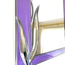 Art Deco Mirror - Bevelled Tulip Mirror - thumbnail 4