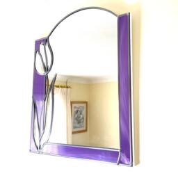 Art Deco Mirror - Bevelled Tulip Mirror - thumbnail 2