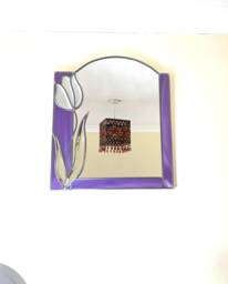 Art Deco Mirror - Bevelled Tulip Mirror - thumbnail 1